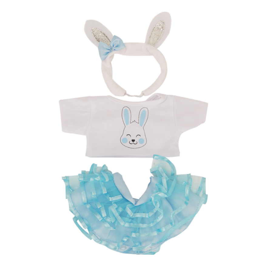 Blue Bunny Tutu Outfit
