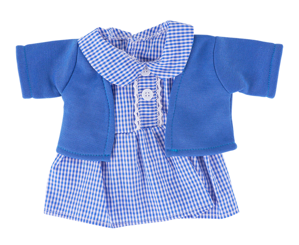 Girls Blue School Uniform Outfit