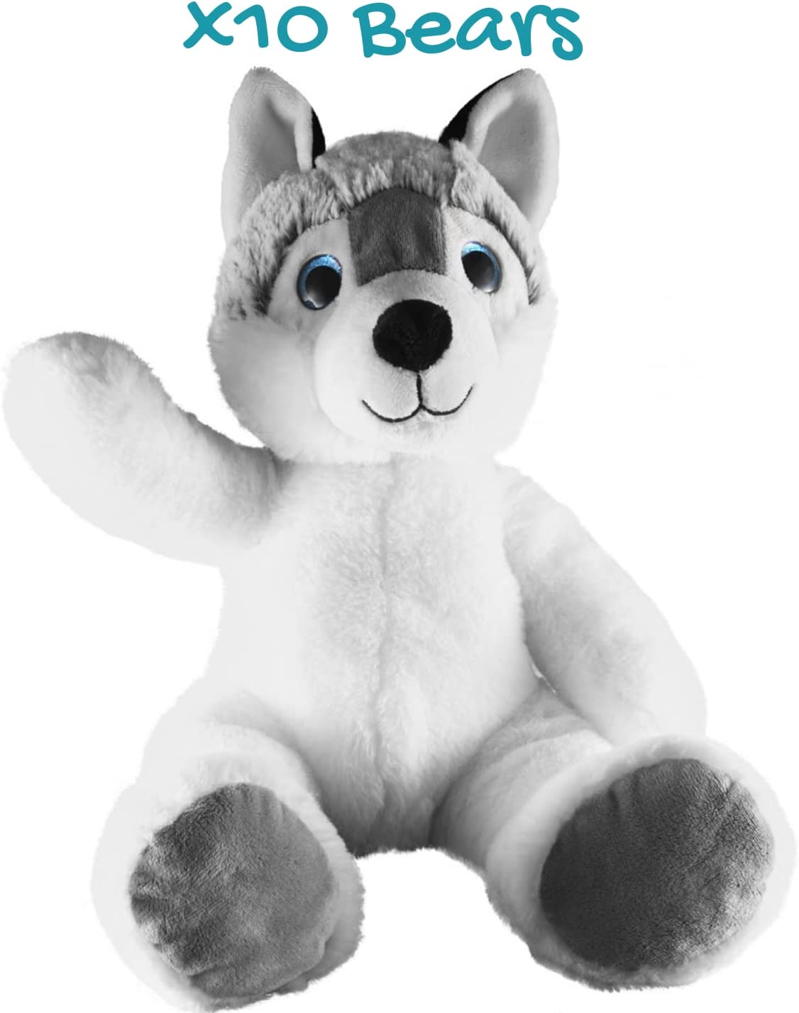 Hunter The Husky Bear x10 Party Pack