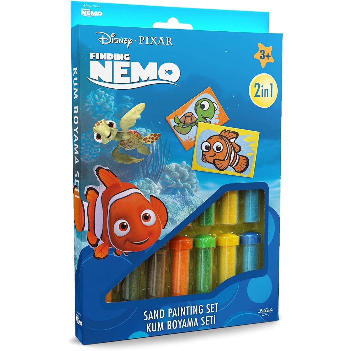 Finding Nemo & Squirt 2 in 1 Sand Art Kit - Disney Sand Art