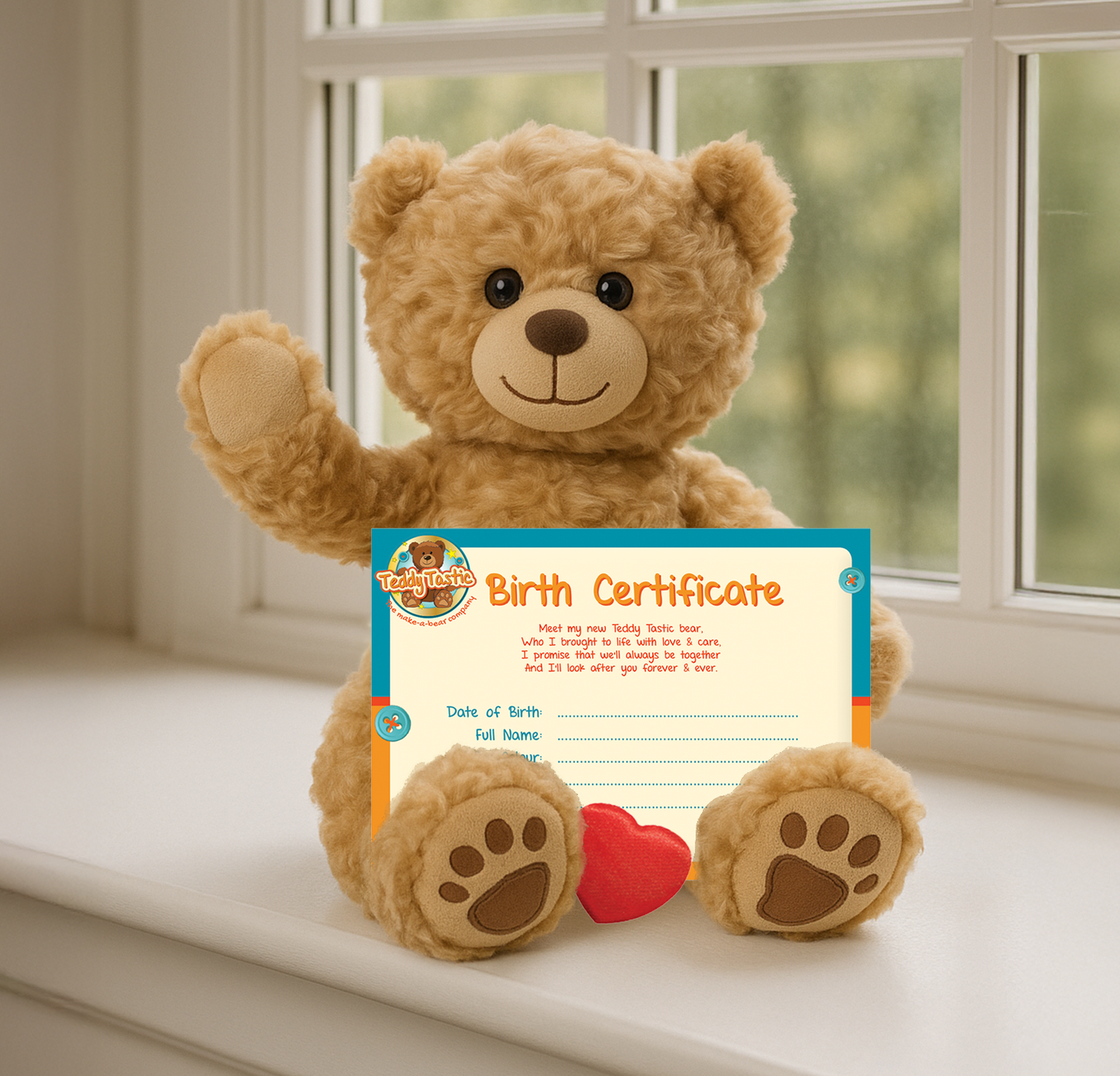 Barney the Golden bear - Memory Bear