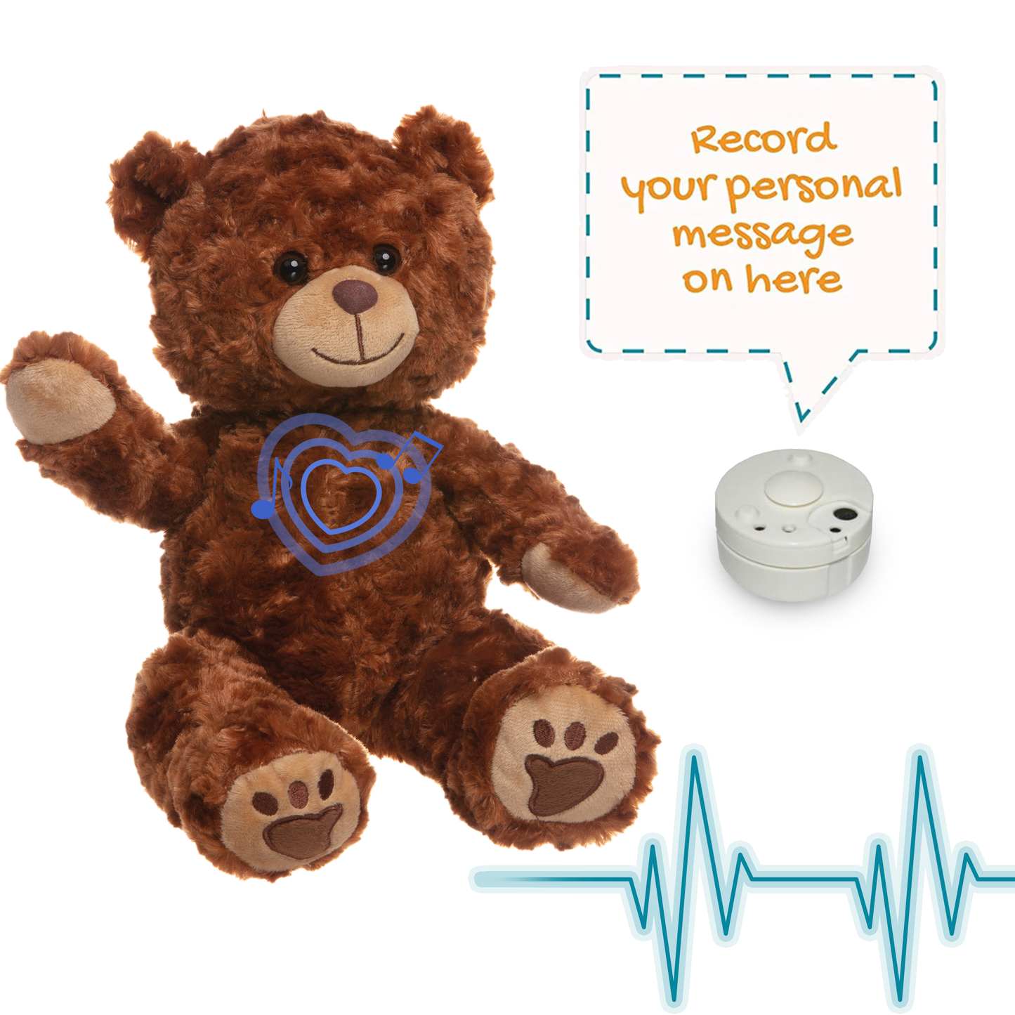 Charlie Chestnut Brown Bear - Memory Bear