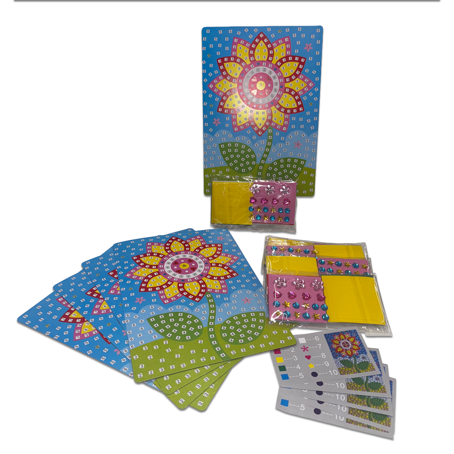 Mosaic Art Flower Pack of 5