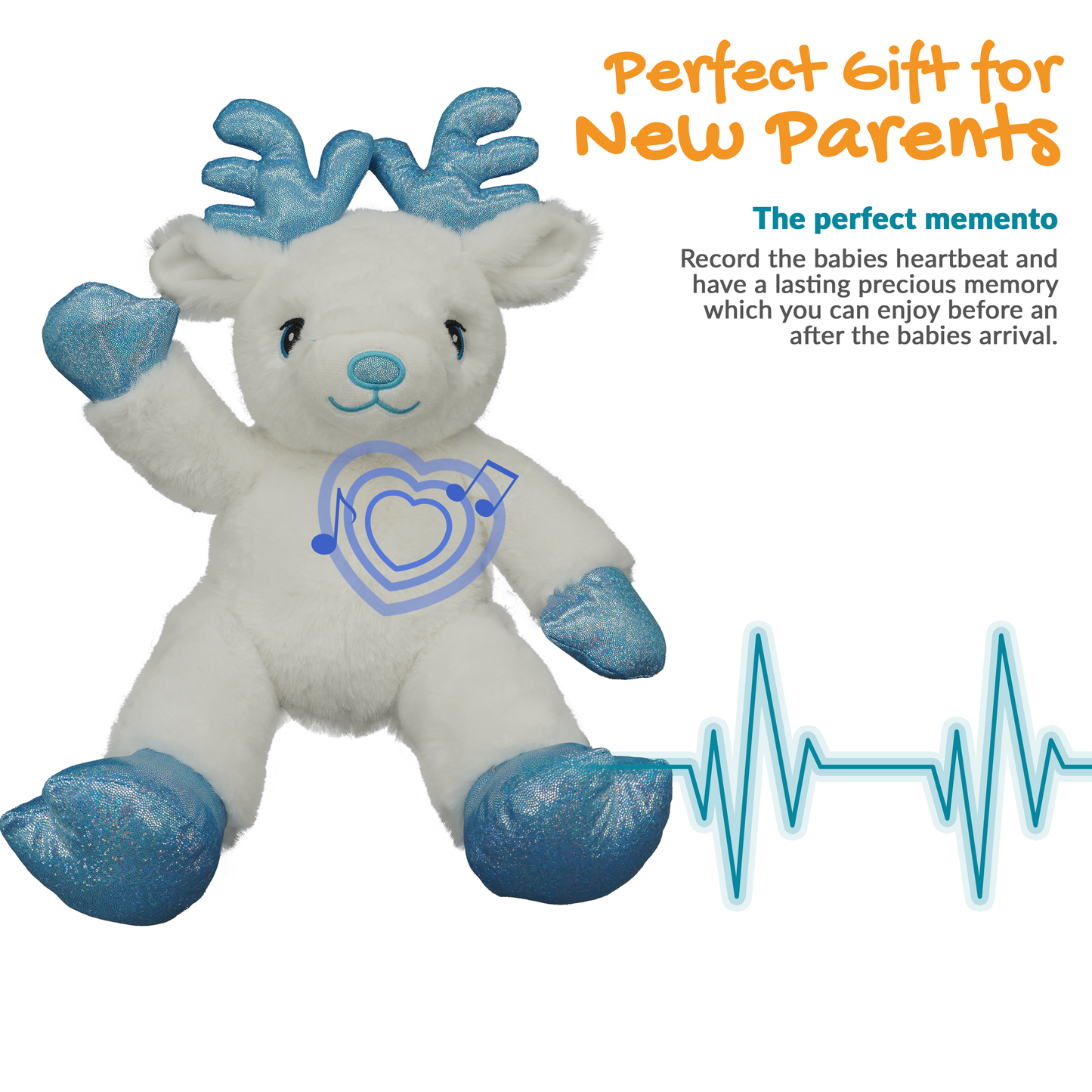 Ryder the Blue and White Reindeer - Recordable