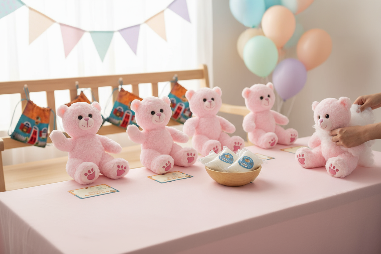 Charm The Pink Bear x10 Party Pack