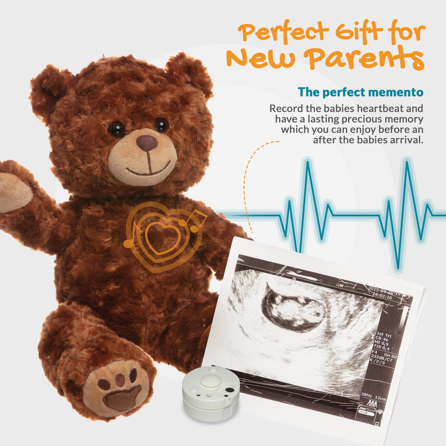 Charlie Chestnut Brown Bear - Recordable