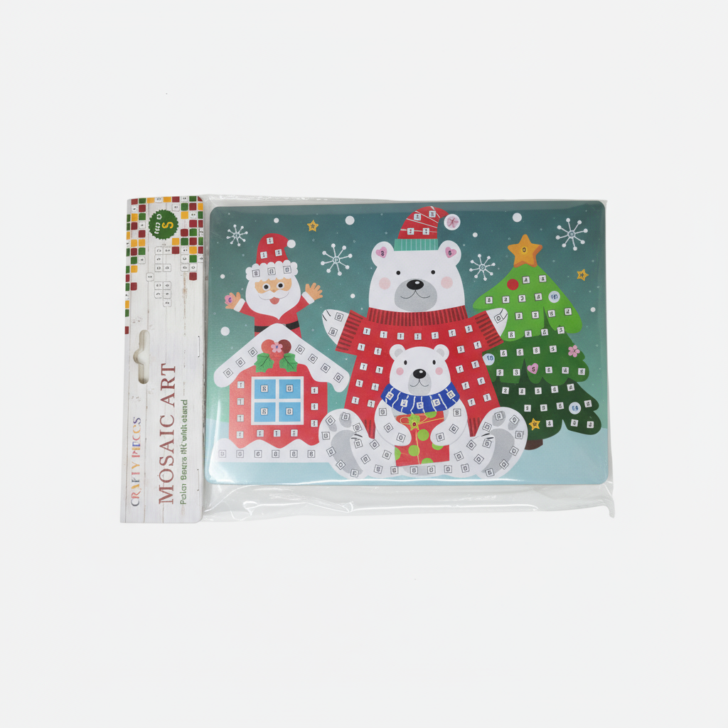 Mosaic Art Polar Bears Kit Pack of 5