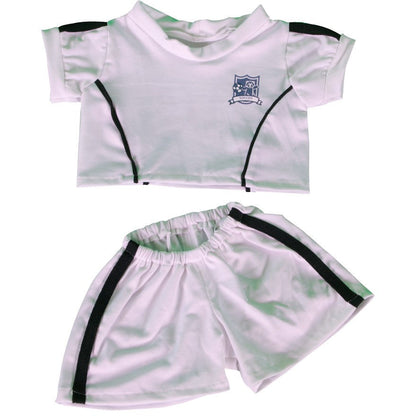 White Football Kit Outfit