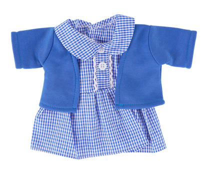 Girls Blue School Uniform Outfit