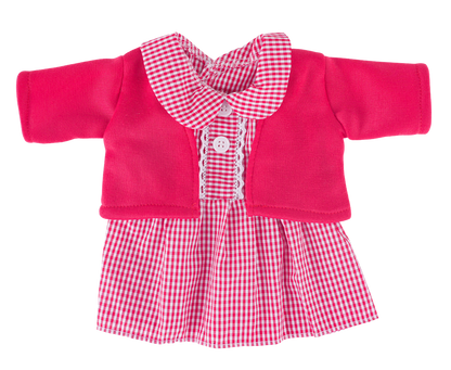 Girls Red School Uniform Outfit
