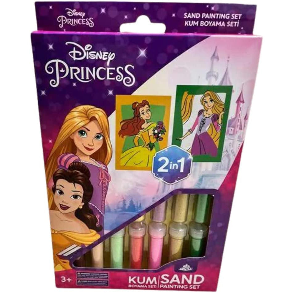 Princess Princes Belle & Rapunzel 2 in 1 Sand Art Kit - Disney Sand Art