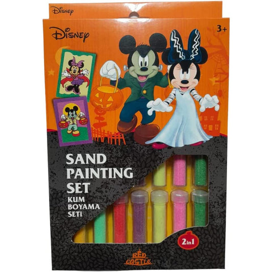 Mickey & Minnie Mouse 2 in 1 Sand Art Kit Halloween - Disney Sand Art