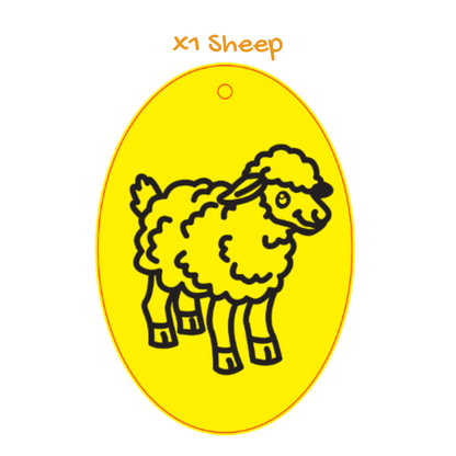 Farm Animal Sand Art Kit Pictures & Coloured Sand