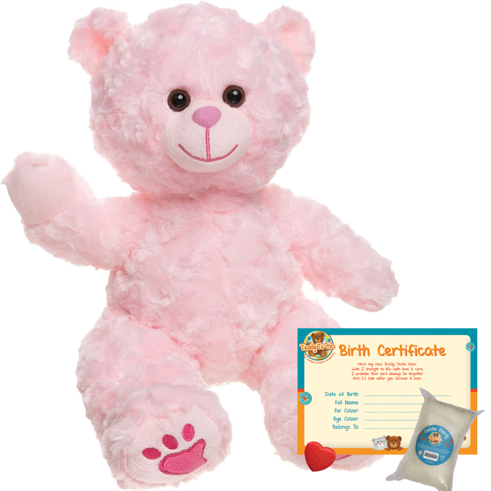 Pink Teddy Bear Soft Toy Teddy Tastic