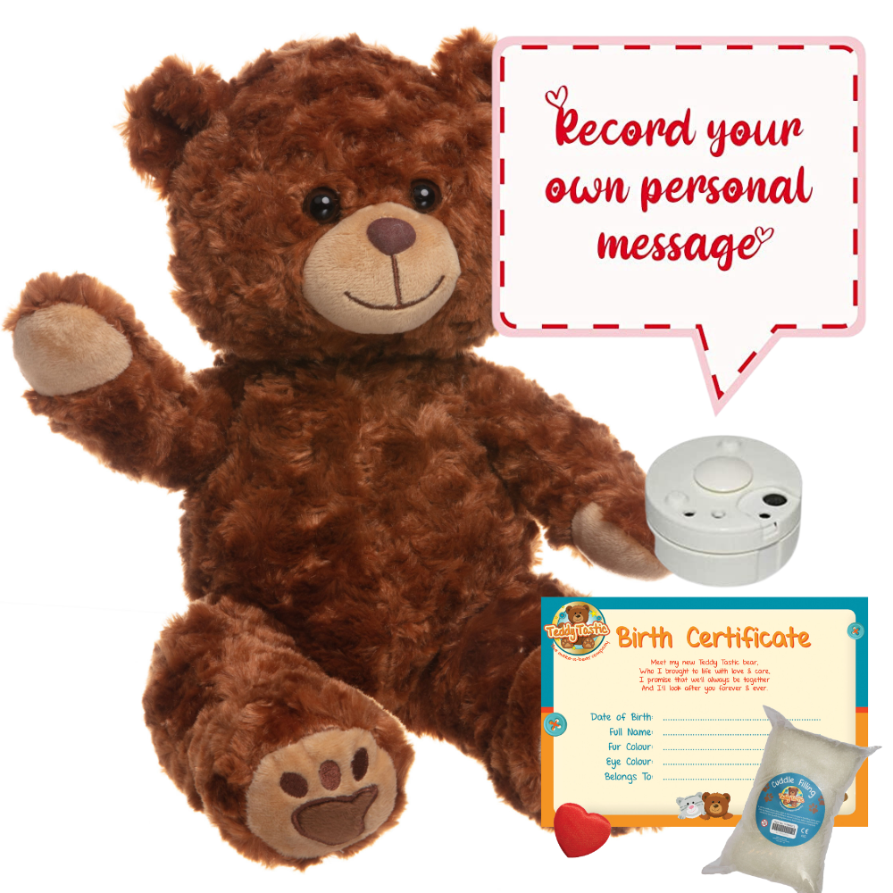 Charlie Chestnut Brown Bear - Recordable