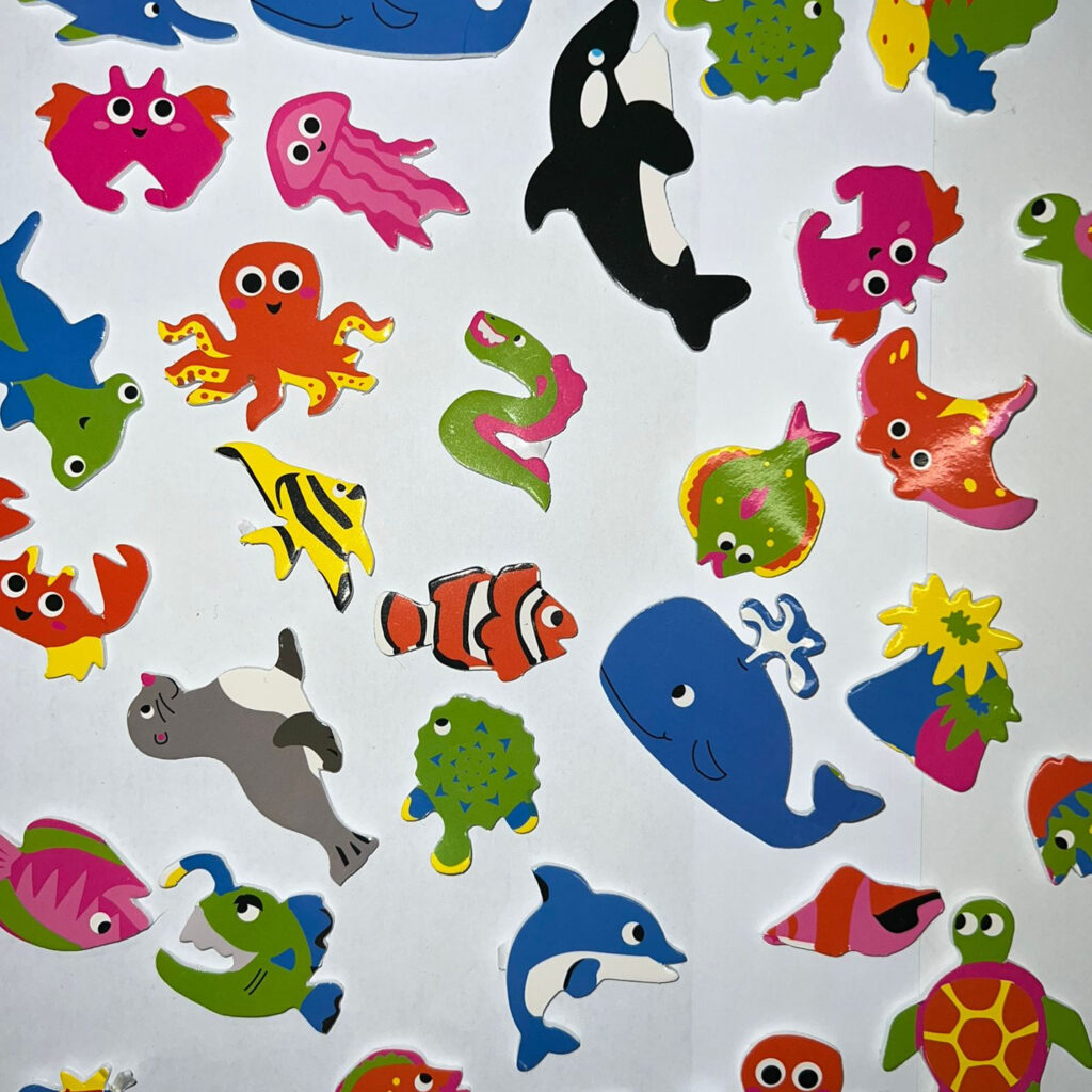 Sealife Foam Stickers x200