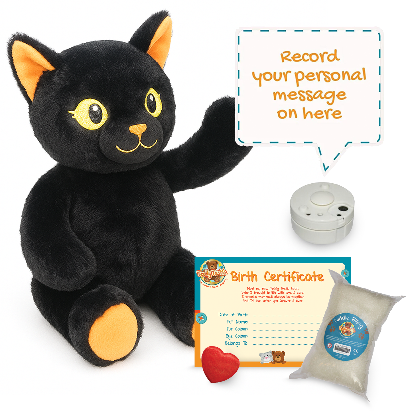 Lucky the Black Cat - Recordable