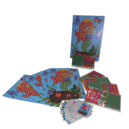 Mosaic Art  Mermaid Pack of 5
