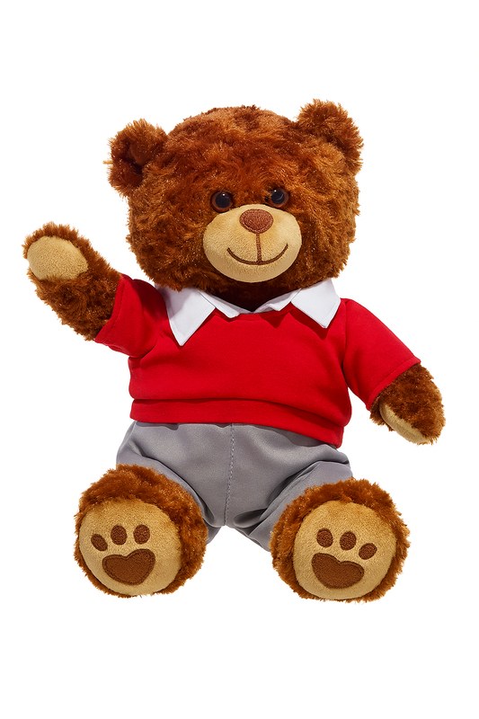 Boys Red School Uniform Outfit