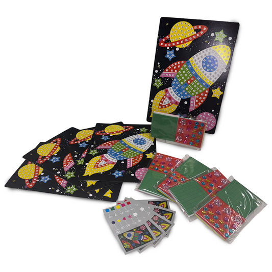 Mosaic Art Rocket Pack of 5