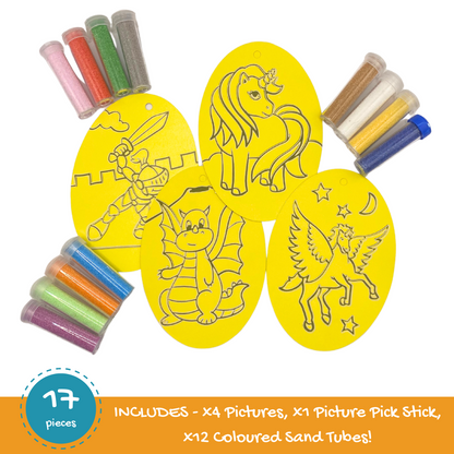 Mythical Sand Art Kit Pictures & Coloured Sand