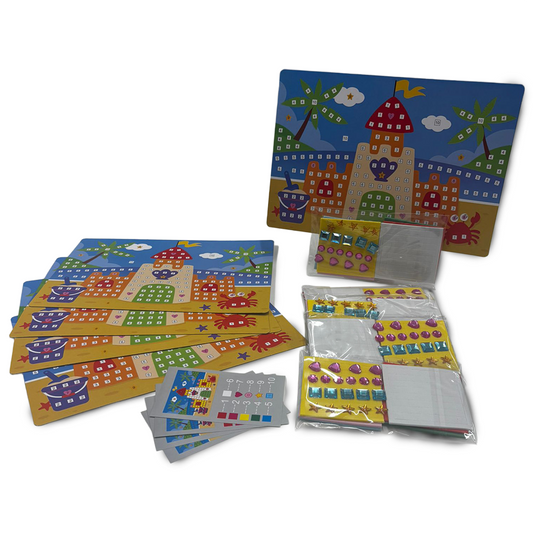Mosaic Art Sandcastle Pack of 5