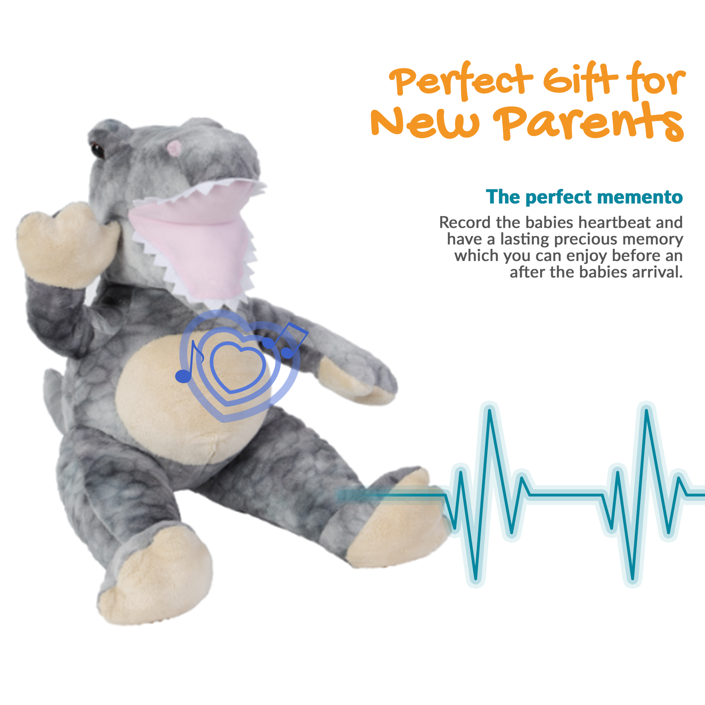 Grayson the Grey T-Rex - Recordable