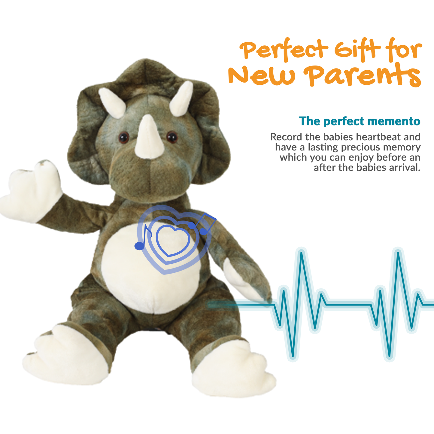 Tommy the Green Triceratops - Recordable