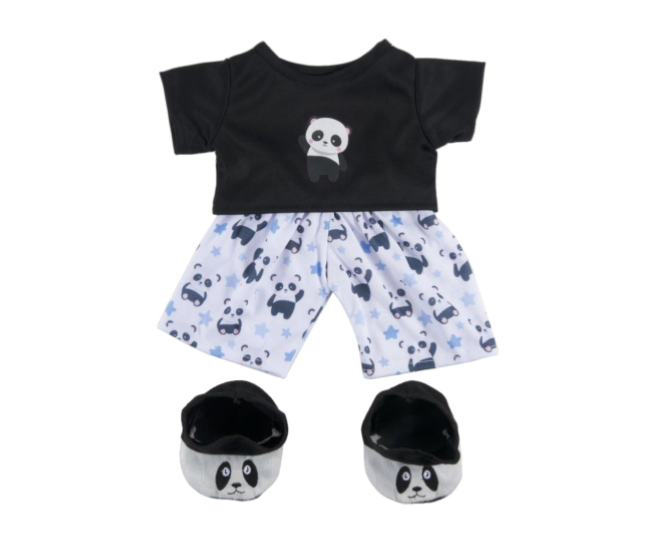 Panda PJ & Slippers Outfit