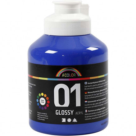 Blue Acrylic Paint 500ml