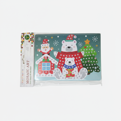 Mosaic Art Polar Bears Kit Pack of 5