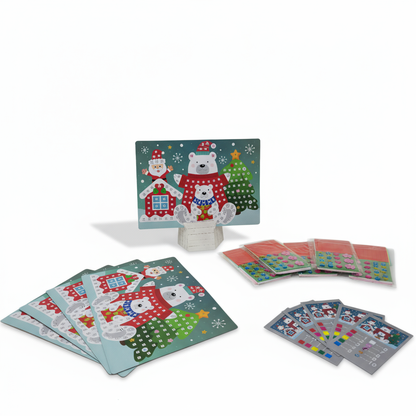 Mosaic Art Polar Bears Kit Pack of 5