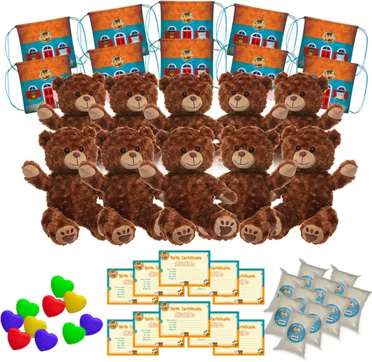 Chestnut The Brown Bear x10 Party Pack