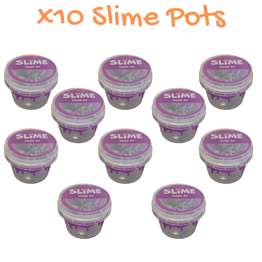 Slime Pots with Lids x10