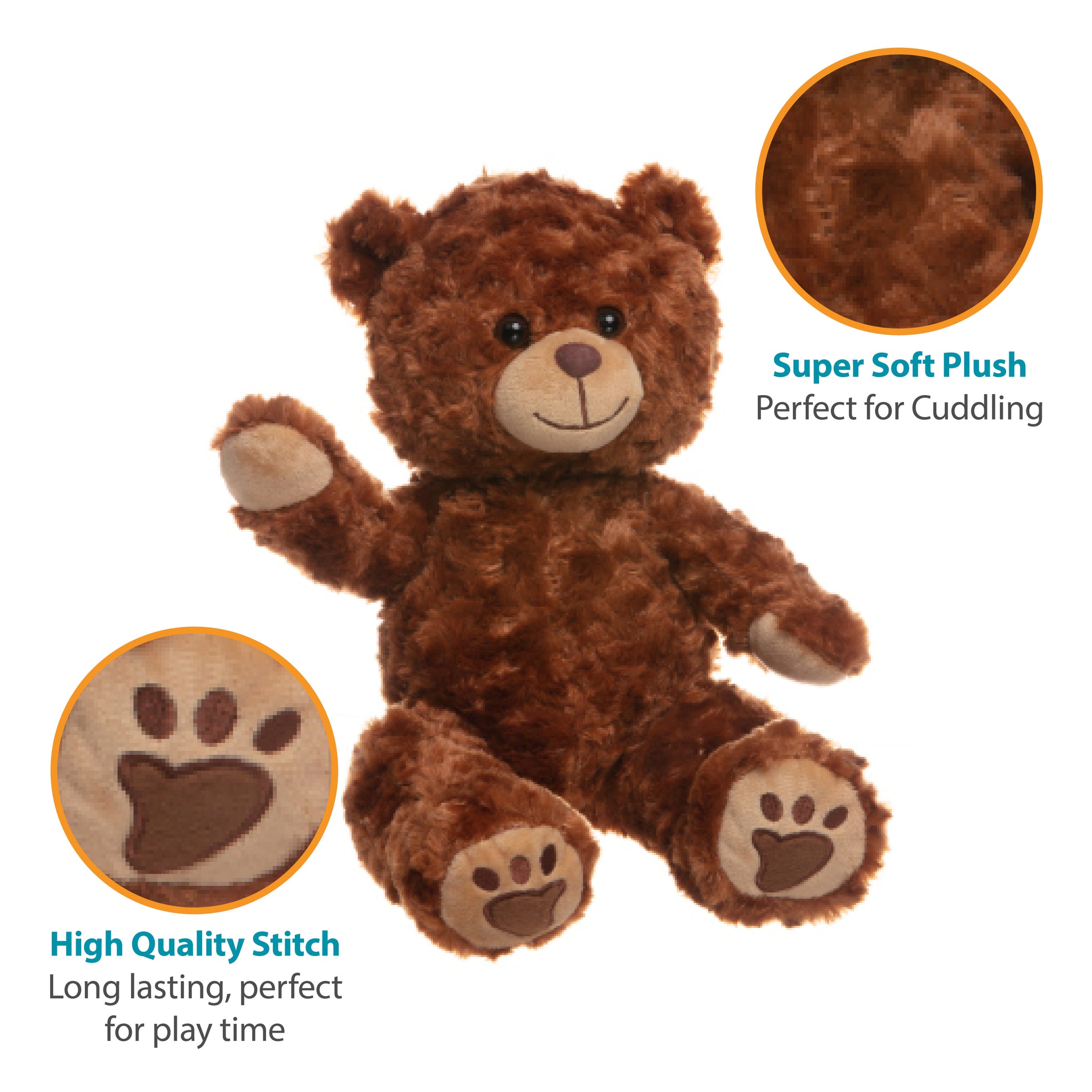 Brown Teddy Bear Soft Toy Teddy Tastic